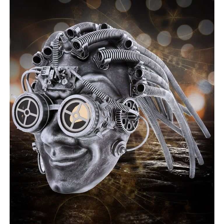 Free Shipping! Attitude Studio Steampunk Smiling Joker Full Face