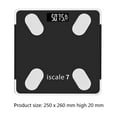 thumbnail image 2 of Maoww Body Fat Scale Smart Backlit Display Scale Water Muscle Mass BMI Body Weight Bathroom Scale, 2 of 6