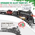 thumbnail image 3 of Mando a distancia Train Set Hot Bee Alloy con locomotora de vapor, 3 of 8