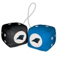 thumbnail image 1 of Carolina Panthers Fuzzy Dice, 1 of 1