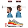 thumbnail image 2 of CMR CHAMARIPA Elevator Sneakers For Men | Grey Mesh Lightweight Sneakers 7CM / 2.76 Inches, 2 of 9