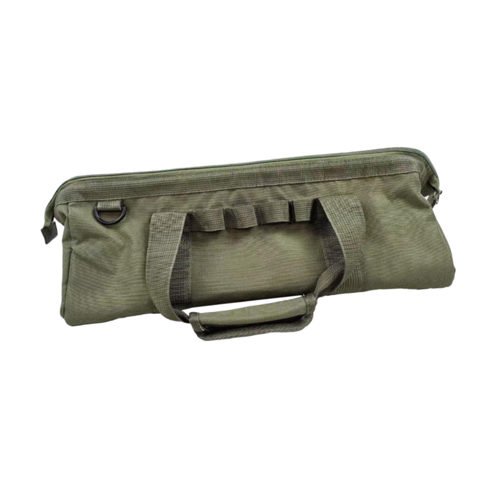 colaxi Tent Stakes Storage Bag Portable Camping Nail Bag for Outdoor Picnic Camping Green