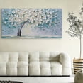 thumbnail image 5 of Large Tree of Life Canvas Wall Art, Abstract Canvas Prints Landscape Paintings, Oversized Pictures Artwork Nature Wall Decor for Living Room Bedroom Office, 5 of 7