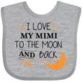 thumbnail image 3 of Inktastic I Love My Mimi to the Moon and Back Boys or Girls Baby Bib, 3 of 4