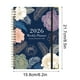 thumbnail image 2 of Cuaderno planificador mensual 2026 tamaño A5 con páginas y pestañas separadoras | Calendario semanal y mensual | Encuadernación en espiral plana | Diseño floral para estudiantes y profesionales, 2 of 6