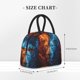 thumbnail image 2 of Fotbe Red And Blue Fire Lion Bolsa de Almuerzo con Estampado, Lonchera Aislada, Contenedor de Comida Reutilizable Tipo Cooler a Prueba de Fugas, 2 of 6