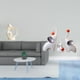 thumbnail image 2 of Colección De Figuras Artísticas De Resina Con Esculturas De Pareja Y Familia De Elefantes Para Escritorio, Mueble, Decoración Del Hogar, Regalo De Aniversario, Dormitorio Y Sala De Estar., 2 of 8