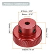 thumbnail image 2 of Uxcell Aluminum Alloy Handwheel 30mm OD 4mm Bore Machine Tool Hand Wheel for Milling Machine Lathe, Red, 2 of 6