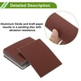 thumbnail image 3 of Unique Bargains Universal 4.49Inch x 5.51Inch 800 Grit Sanding Discs Hook & Loop Sanding Sheets Aluminum Oxide 50 Pcs, 3 of 6