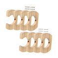 thumbnail image 2 of guohui Support 4 Pcs en Bois Robuste pour Pagaies, Cintre, Support de Rame Robuste, Décoratif, 4 Paires, 2 of 8