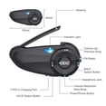 thumbnail image 2 of EJEAS factory direct two people switch seven people connected full duplex motorcycle helmet bluetooth intercom Q7 single package, 2 of 6