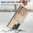 thumbnail image 2 of Allytech Card Holder Back Cover Case for Samsung Galaxy S24 Ultra, PU Leather TPU Hybrid Kickstand Anti-Scratch Shockproof Slim Vintage Phone Case for Galaxy S24 Ultra, Khaki, 2 of 8