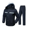 thumbnail image 1 of Amdohai Mens Waterproof Rain Suit with Reflective Strip Waterproof Jacket Trouser, 1 of 7