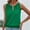 Green, variant on Womens Tank Tops V Neck Keyhole Basic Solid Casual Summer Sleeveless Regular Fit Blouse Shirt Cropped Top Women Running Tops for Women Womens Swim Tops