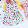 thumbnail image 2 of Adorable Pet Clothes for Cats & Small Dogs - Charming Spring & Autumn Wear Floral Dress, 2 of 3