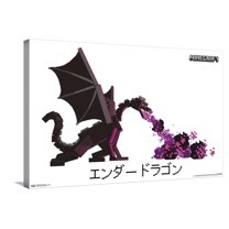 Minecraft - Ender Dragon Canvas Wall Poster, 22.375" x 34"