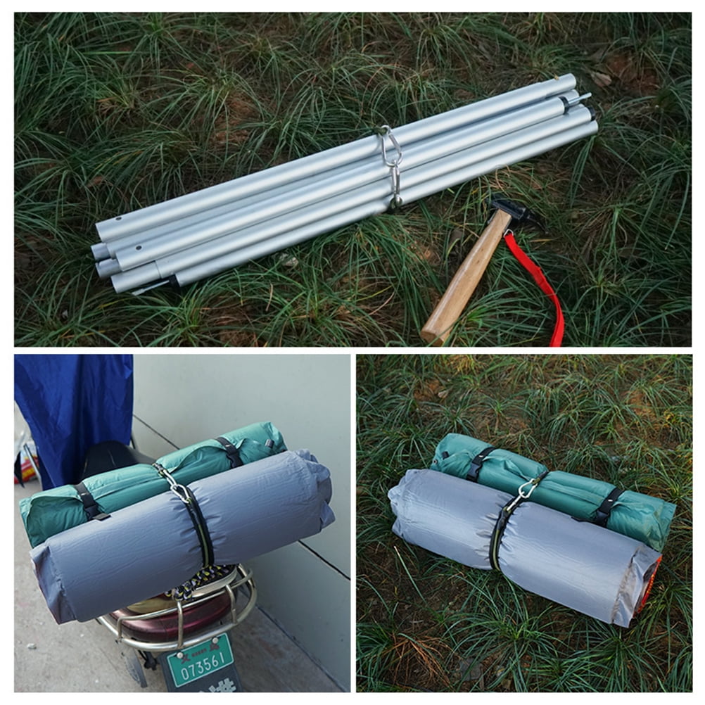 YUNLIGHTS Heavy Duty Outdoor Bungee Cords with Hooks, Multi Rubber-Aluminum, for Secure Fastening