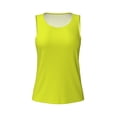 thumbnail image 3 of Picia Yellow Pattern Women's Workout Tank Top,Breathable Activewear,Slim Fit Athletic Top,Versatile Workout Moisture-wicking top-XX-Large, 3 of 9