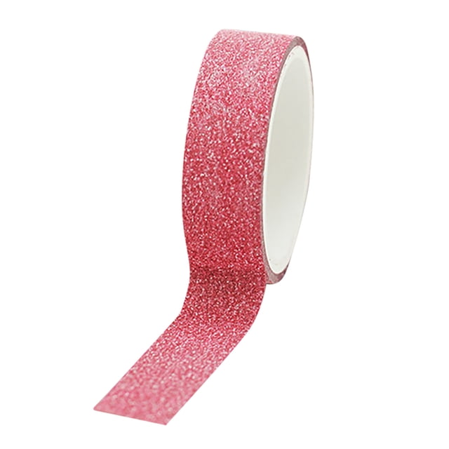 Adhérence Forte Résistant aux Déchirures Haute Résistance Durable Longue Tenue 1 Rouleau Ruban Pailleté Lavable Bricolage Ruban Décoratif Coloré Ruban Adhésif Ruban Pailleté Adhésif pour Scrapbooking et Bricolages sur Papier