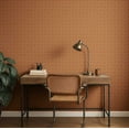thumbnail image 3 of S4Sassy Self-Stick Decorative Wallpaper, Maze Geometric Print Wall Paper, Textured Vinyl Waterproof Contact Paper, Orange, 25"x60"inch Removable Renter Friendly Wall Covering For Bedroom, Dining Room, 3 of 9