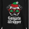 thumbnail image 3 of Instant Message - Gangsta Wrapper  - Kids Long Sleeve Tee, 3 of 6