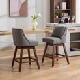 thumbnail image 3 of MIKIBAMA 26'' H Seat Height Upholstered Bar Stools Set of 2, 3 of 11