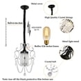thumbnail image 2 of Luxury Chandelier LED Crystal Ceiling Light E26 Indoor Pendant Lamp Fixture USA, 2 of 11