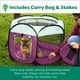 thumbnail image 5 of Corral portátil para perros y tienda para gatos Furhaven morado pequeño, 5 of 9