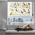 thumbnail image 5 of Window Static Clings Stickers Decal 11.8"x35.4" 2 Sheets with 15PCS Patterns Decorative Removable Window Sticker Cling Home Office Decor, 5 of 9