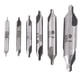 thumbnail image 1 of Juego de brocas de centrado HSS de 60°, 6 piezas, ?1/1,5/2/2,5/3/5 mm para trabajar metales, 1 of 5