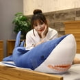 thumbnail image 3 of Big Size Soft Simulation Shark Plush Stuffed Sleeping Cute Pillow Cushion  Animal Doll Gift For Children, 3 of 8