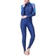 thumbnail image 1 of Trajes de neopreno Traje de buceo de cuerpo completo Pantalones largos de manga larga con cremallera trasera Traje de surf engrosado Transpirable Deportes Buceo Skins Mujer Negro S 3MM AweSitey OD003705-09, 1 of 7
