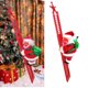 thumbnail image 5 of Muñeco de Papá Noel trepando por una escalera, con muñeco musical, adornos para árboles de Navidad, decoración para el hogar, regalo de Año Nuevo 2025 para niños, 5 of 5