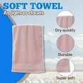 thumbnail image 3 of AUQ 2Pcs Wash Gags for Body,Tight Edge Stitched Surface Face Cloths,Decorative Pattern Detailing Wash Rags for Body,Style5,29.53*13.78*0.39in, 3 of 7