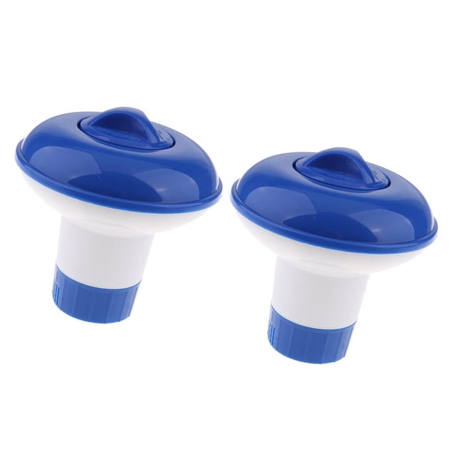Dispensador Flotante Del Cloro De La Tina Caliente Del Balneario De La Piscina 2x Plástico Durable De Los PP Del Ajustable Baoblaze Dispensador de cloro flotante