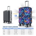 thumbnail image 4 of Fuzoiu Butterflies Of The Starry Sky Print Suitcase Cover,Washable Luggage Covers for Suitcase,Elastic Luggage Protector Cover,Scratch Resistant Travel Suitcase Covers-Medium, 4 of 7