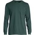 thumbnail image 2 of Lands' End Men's Tall Super-T Long Sleeve T-Shirt with Pocket, 2 of 2