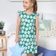 thumbnail image 4 of Balery Green Baseball Camisón de princesa para niñas, pijama de algodón con mangas abullonadas, suave y bonito.-XX-Large, 4 of 6