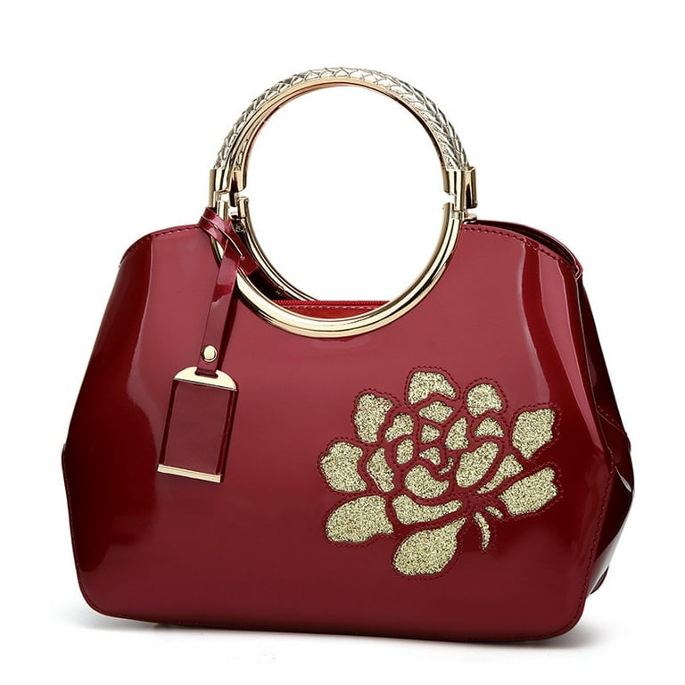 Cocopeaunts Women's Two-piec Leather Handbag