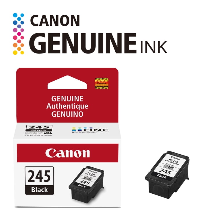 キヤノン 純正 インク PG-245 ブラック 5個 PIXMA Canon PG-245 Original Pigment Black Ink Cartridge - Smudge