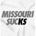 thumbnail image 2 of Kansas Rivalry Funny Missouri Sucks Womens Slim Fit Graphic Tee Brisco Brands S, 2 of 5