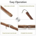 thumbnail image 4 of 2pcs Domestic Sewing Machine Leather Belt Household Vintage Sewing Machine Treadle Belt with Hook, 4 of 9