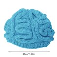 thumbnail image 2 of Gorro tejido Funny Brain - Gorro de invierno con diseño cerebral único, tamaño unisex adulto 22-23,6 pulgadas de circunferencia de cabeza, peso 140g para actividades al aire libre, 2 of 2