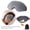 Grey, variant on KUEON 3D Sleep Eye Mask Set, Ergonomic Blackout Blindfold with Pouch & Earplugs for Travel, Nap, Home, Gift, Black