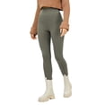 thumbnail image 1 of Lookus Womens Irem Fleece Lined Ribbed Leggings, 1 of 3