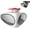 White-L, variant on HD Car Blind Spot Elimination Mirror, 360° Rotatable Side Mirror for Front & Rear Wheels, Stick-On Auxiliary Rearview Mirror, Blind Spot Eliminator for Safe Driving & Parking Assist