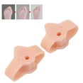 thumbnail image 4 of Bunion Adjuster, Silicone Bunion Adjuster Reduces Squeeze Between Second Toe And Hallux  For Home For Life For Outdoors For Travel White,Skin Color, 4 of 8