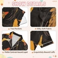 thumbnail image 4 of FORMRS Kids Short Sleeve Top and Pants Pajama Set Unisex Satin 2-Piece Sleepwear, Sizes 5-6Y, Black Fish Pattern, 4 of 8