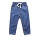 thumbnail image 1 of Pantalones vaqueros azules de mezclilla con cintura elástica de algodón para niños de DecSea, 1 of 8
