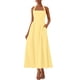 thumbnail image 1 of Vestido largo KIRUNDO para mujer, sin mangas, sin mangas, amarillo, 1 of 9